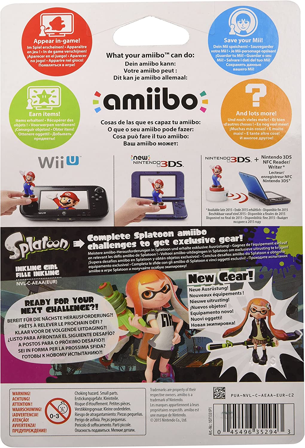 Splatoon Girl amiibo (Nintendo Wii U/3DS)