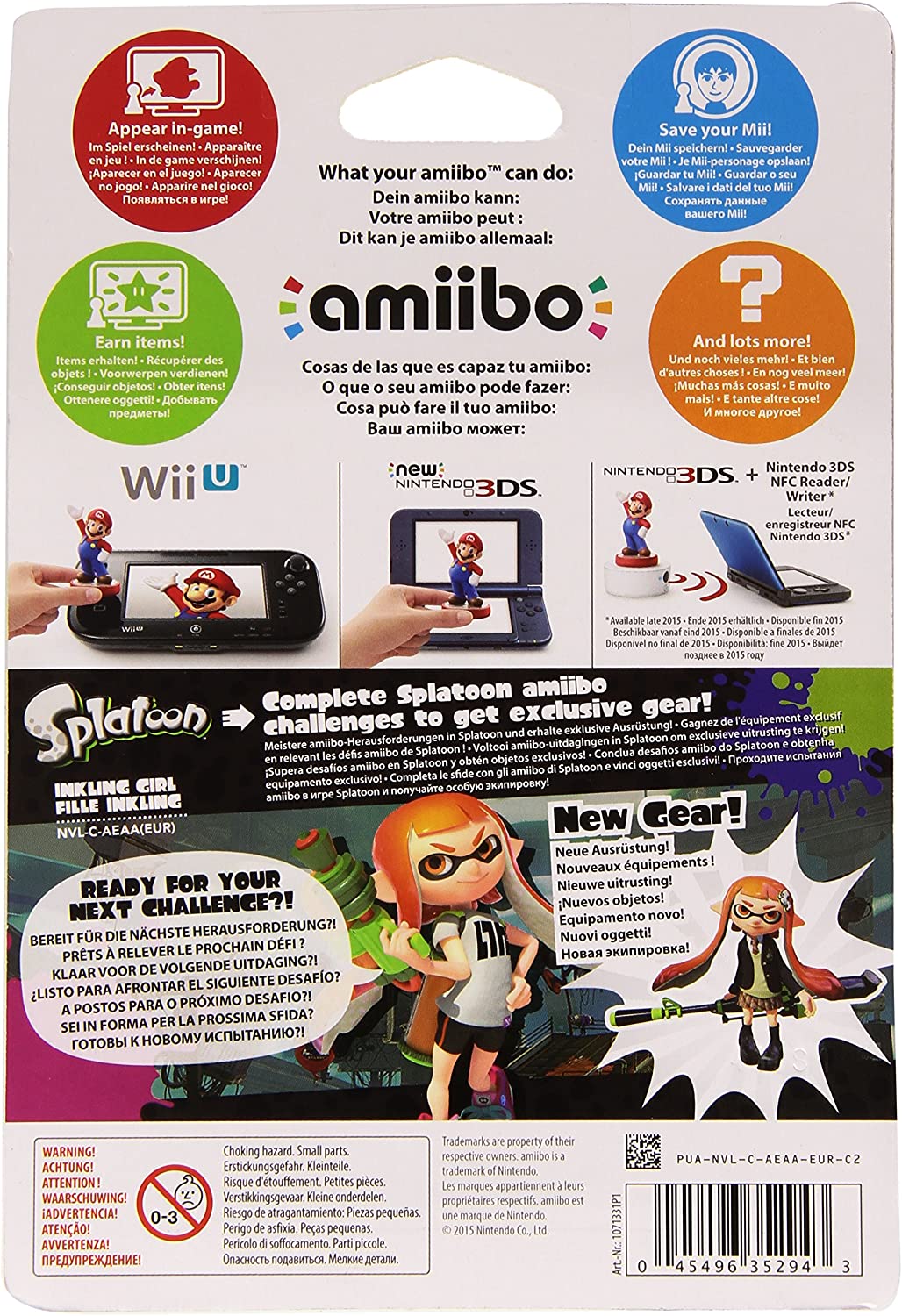 Splatoon Girl amiibo (Nintendo Wii U/3DS)