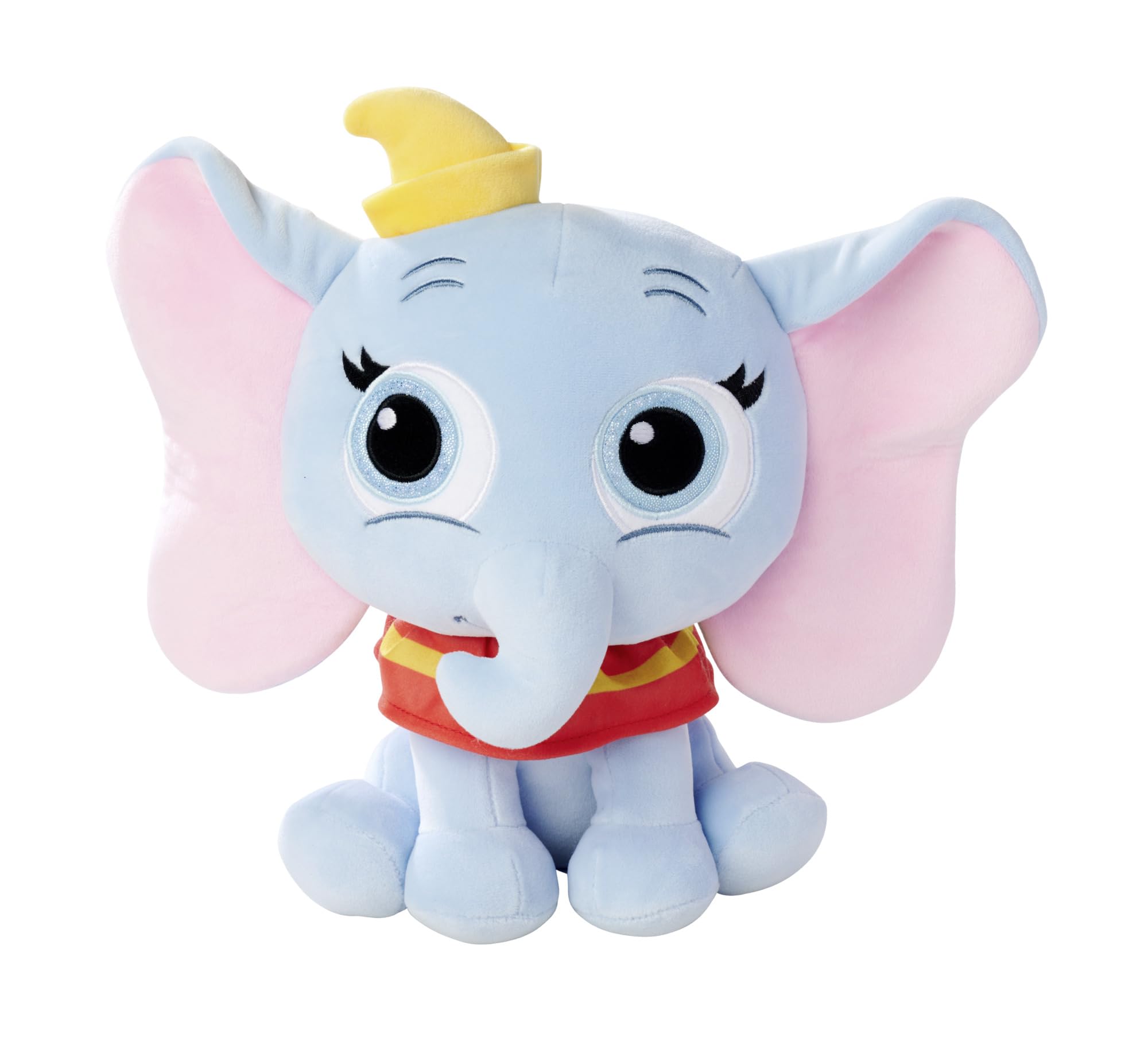 Simba Peluche Disney Doorables Dumbo, 25 cm con Orejas expresivas, Color Gris Encantador y Tacto Ultra Suave, Desde los Primeros Meses, Peluche Coleccionable (6315870547
