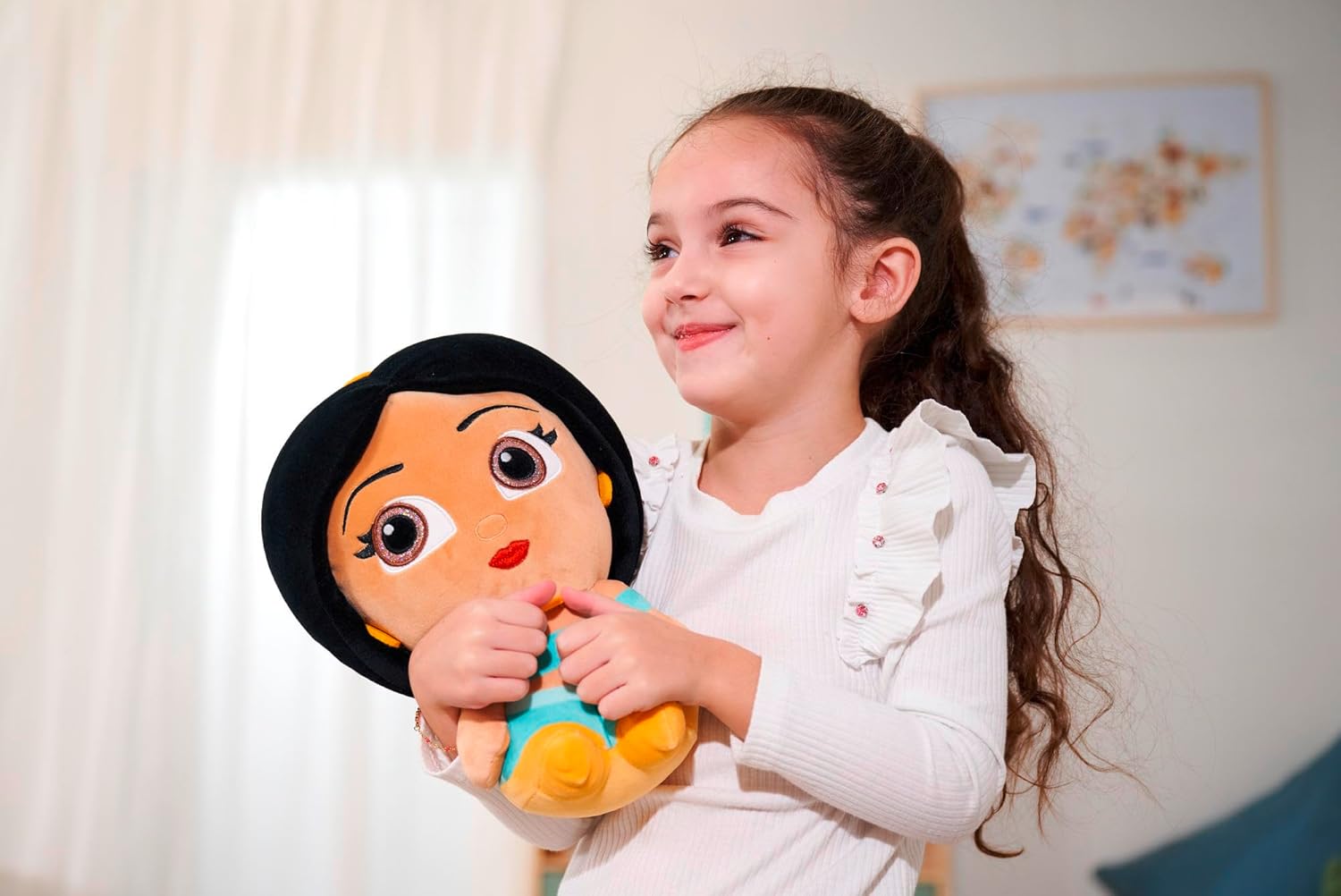 Disney Doorables Jasmine 25 cm Plush Toy Suitable for Children from the First Months of Life