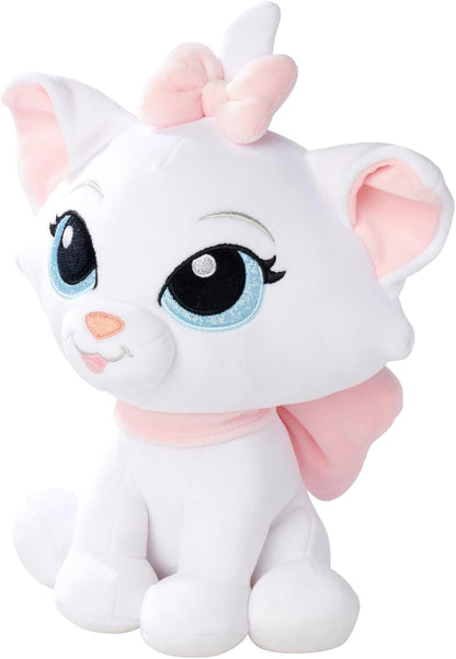 Simba Peluche Disney Doorables Marie, 25 cm con Ojos Brillantes, Felpa Ultra Suave y Lazo Rosa, Desde los Primeros Meses, Peluche Coleccionable (6315870554