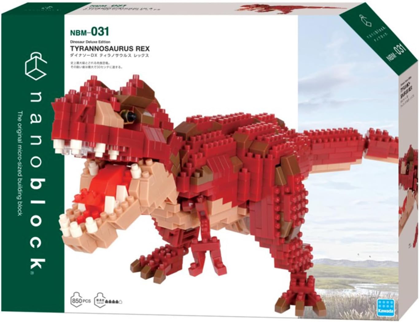 Nanoblock Bouwset T-Rex - 850St.