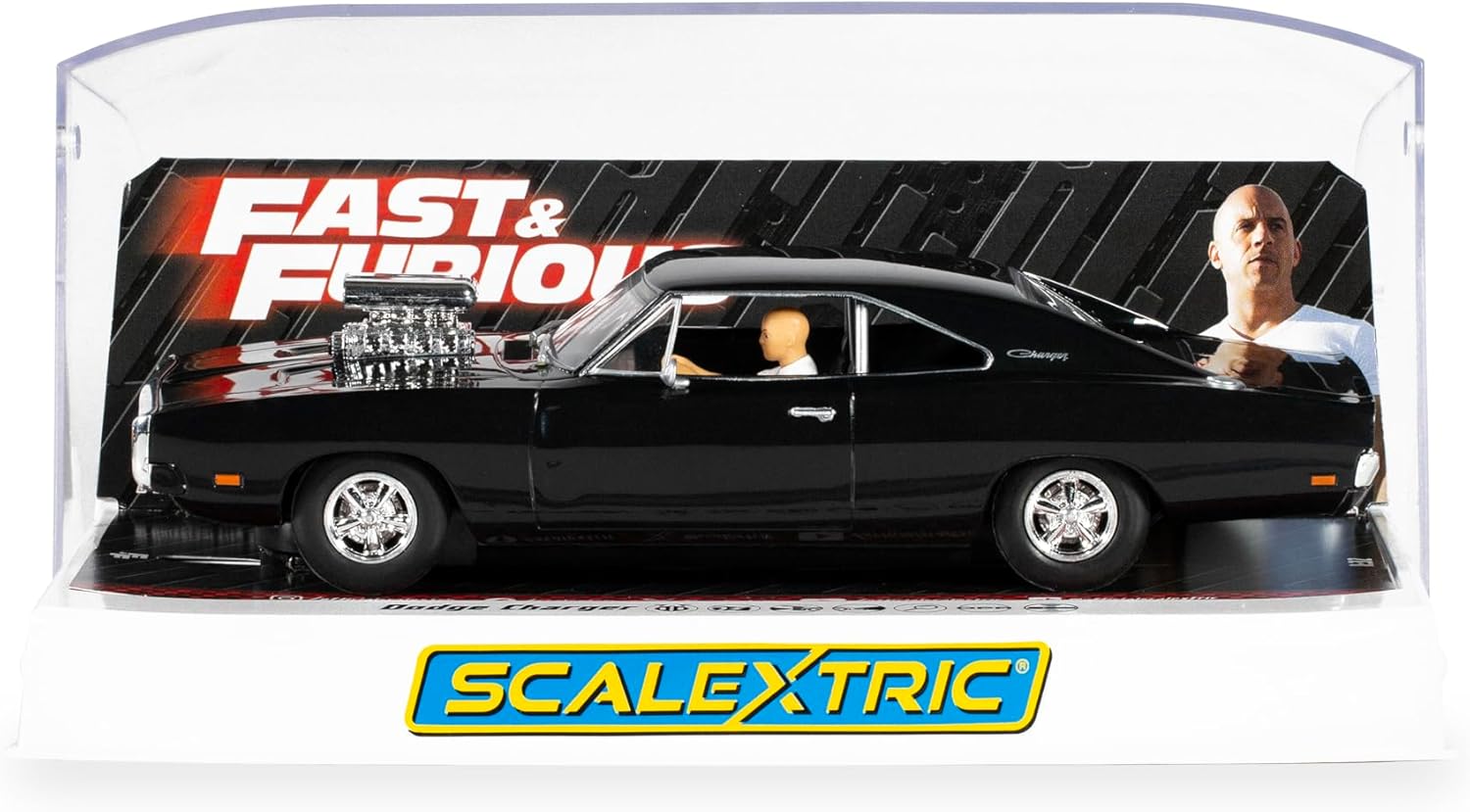 Scalextric C4573 The Fast And The Furious - Dodge Charger - Dom Toretto Slot Car