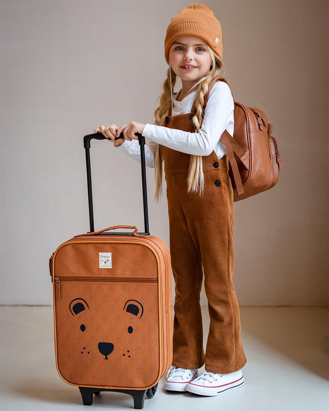 Vadobag Valigetta trolley Kidzroom Svilla Currnt lgnd, Brown, Trolley valigia Kidzroom Siviglia Current legend
