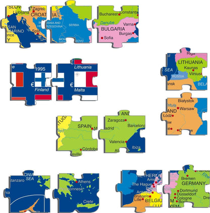 Selecta - Larsen Legpuzzel De Europese Unie 70st.