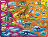 Larsen HL1 Natuurlijke geschiedenis - Triasperiode tot vandaag, Nederlands editie, Frame puzzel met 85 stukjes