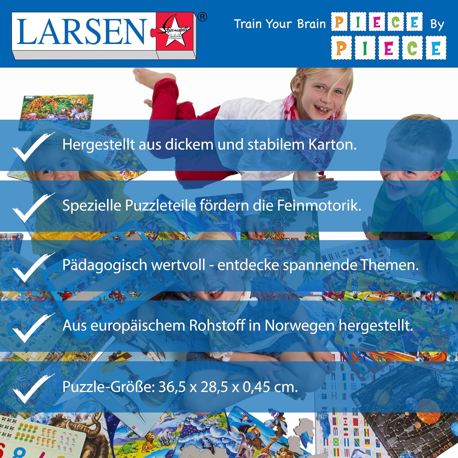 Selecta - Larsen Legpuzzel Dieren - Alpen 55st.