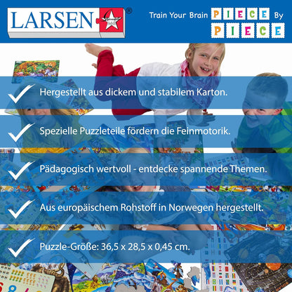 Selecta - Larsen Legpuzzel Dieren - Alpen 55st.