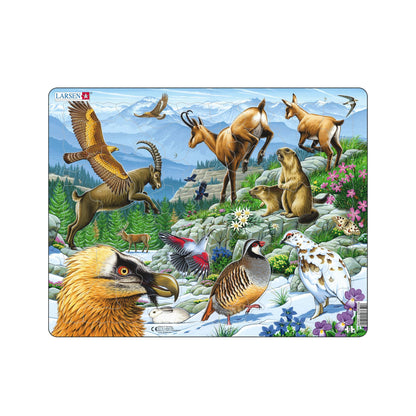 Selecta - Larsen Legpuzzel Dieren - Alpen 55st.