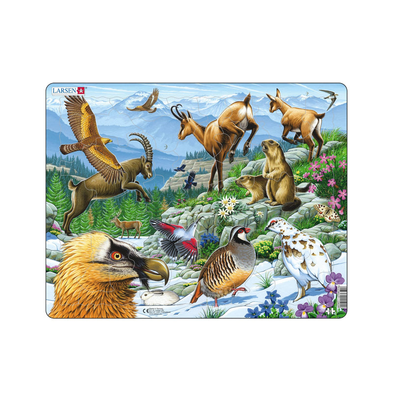 Selecta - Larsen Legpuzzel Dieren - Alpen 55st.