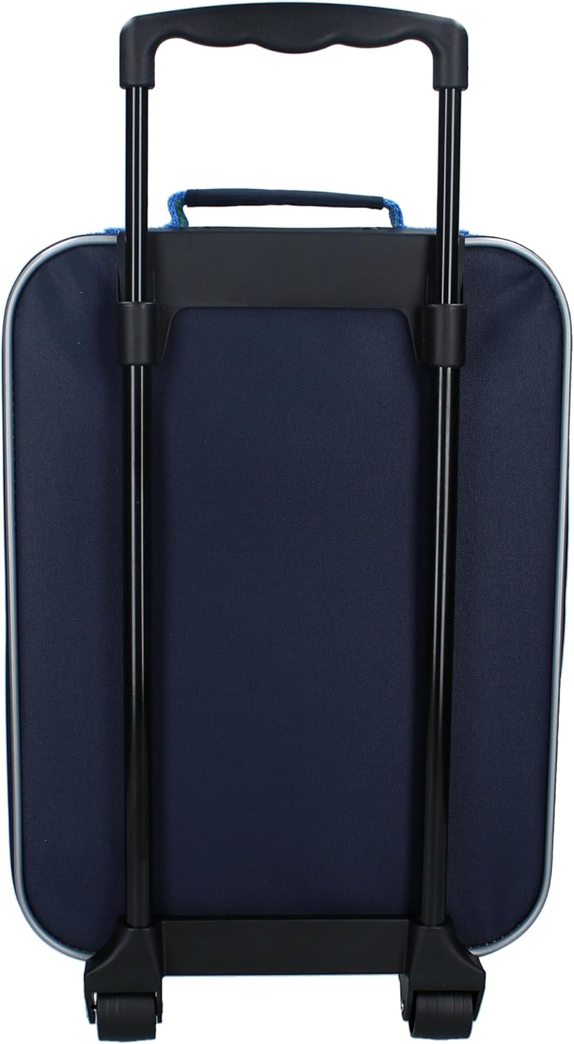 Vadobag Dino Trolly, trolley da 12 l, per bambini, a partire dai 2 3 anni, Blu, s, Guscio morbido