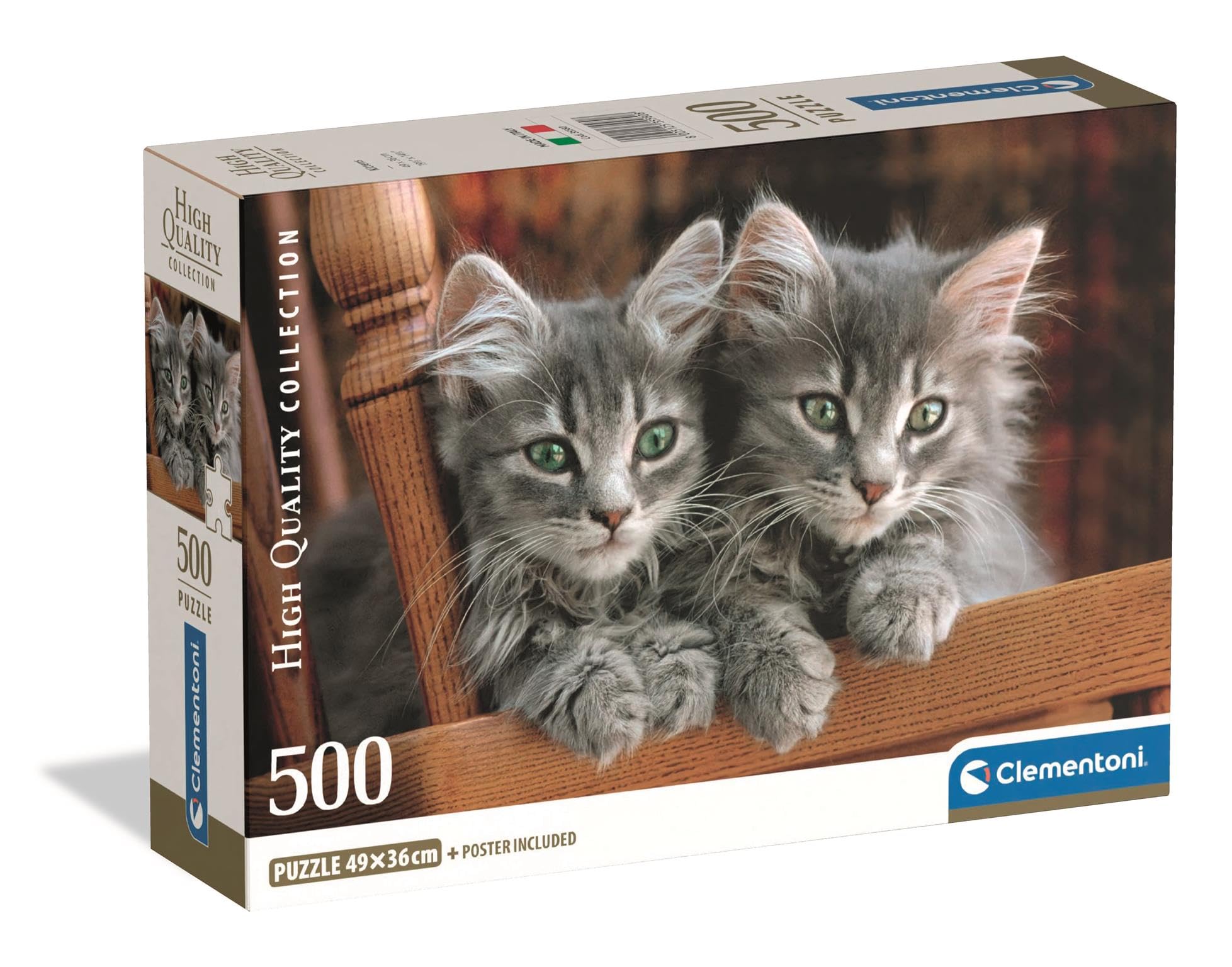 Clementoni - Clementoni Legpuzzel Kittens 500st.