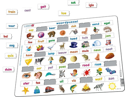 Selecta - Larsen Leren Lezen Woordpuzzel 40st.