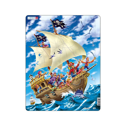Selecta - Larsen Legpuzzel Het Piratenschip  30st.
