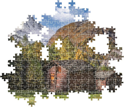 Clementoni - Puzzle Adulto 500 Piezas Collection Charming Matterhorn Compact Box, 35597