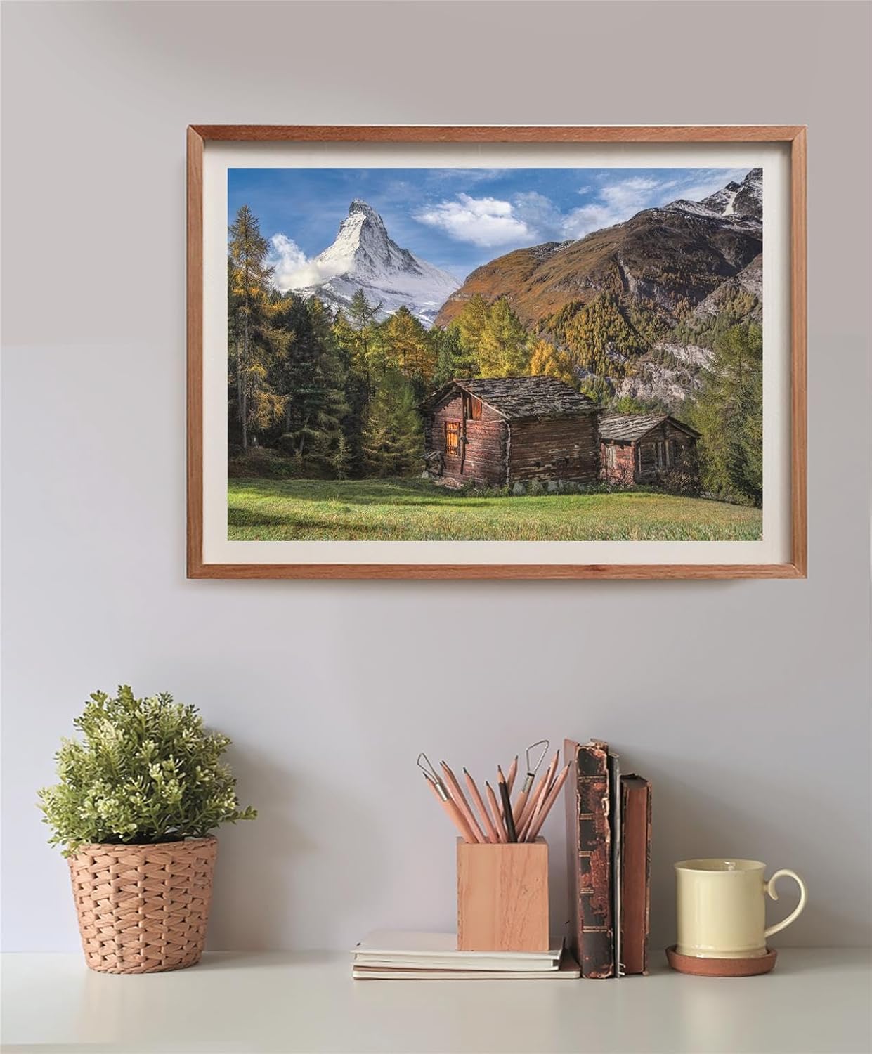 Clementoni - Puzzle Adulto 500 Piezas Collection Charming Matterhorn Compact Box, 35597