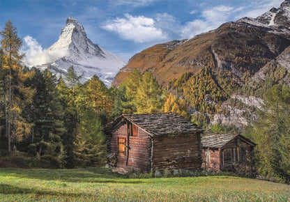 Clementoni - Puzzle Adulto 500 Piezas Collection Charming Matterhorn Compact Box, 35597