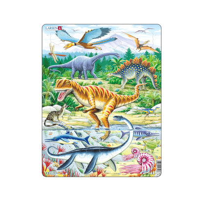 Selecta - Larsen Legpuzzel Dieren - Dinosaurus 35st.