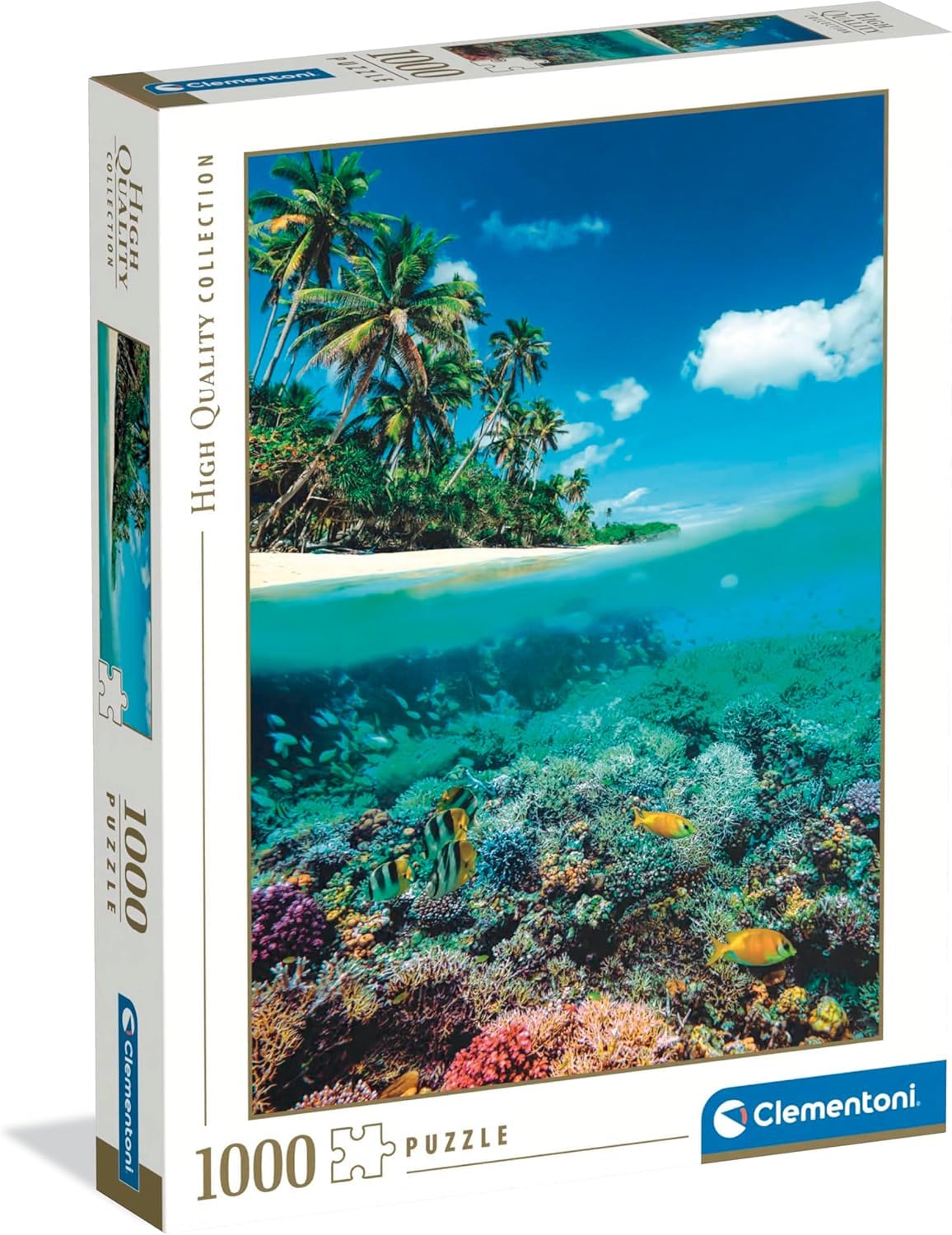 Clementoni Puzzel 1000 stukjes High Quality Collection zeelandschap, 39881