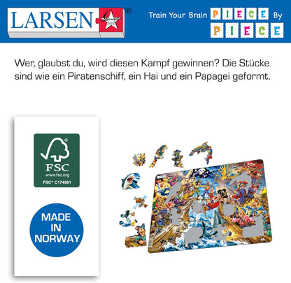 Selecta - Larsen Legpuzzel Het Piratengevecht 39st.