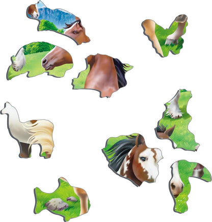Selecta - Larsen Legpuzzel Dieren - Paarden 65st.