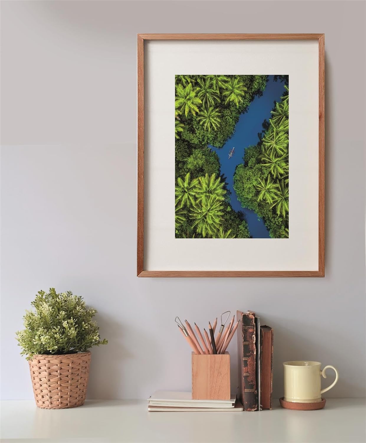 Clementoni - Puzzel met 500 stukjes voor volwassenen en jongeren, collectie, thema Tropical Aerial View, tropische weergave, compacte doos met poster, cadeau-idee, made in Italy, 49 x 36 cm, 35592