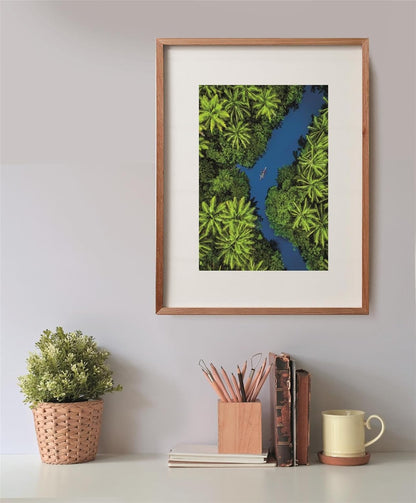 Clementoni - Puzzel met 500 stukjes voor volwassenen en jongeren, collectie, thema Tropical Aerial View, tropische weergave, compacte doos met poster, cadeau-idee, made in Italy, 49 x 36 cm, 35592