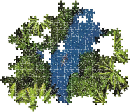 Clementoni - Puzzel met 500 stukjes voor volwassenen en jongeren, collectie, thema Tropical Aerial View, tropische weergave, compacte doos met poster, cadeau-idee, made in Italy, 49 x 36 cm, 35592