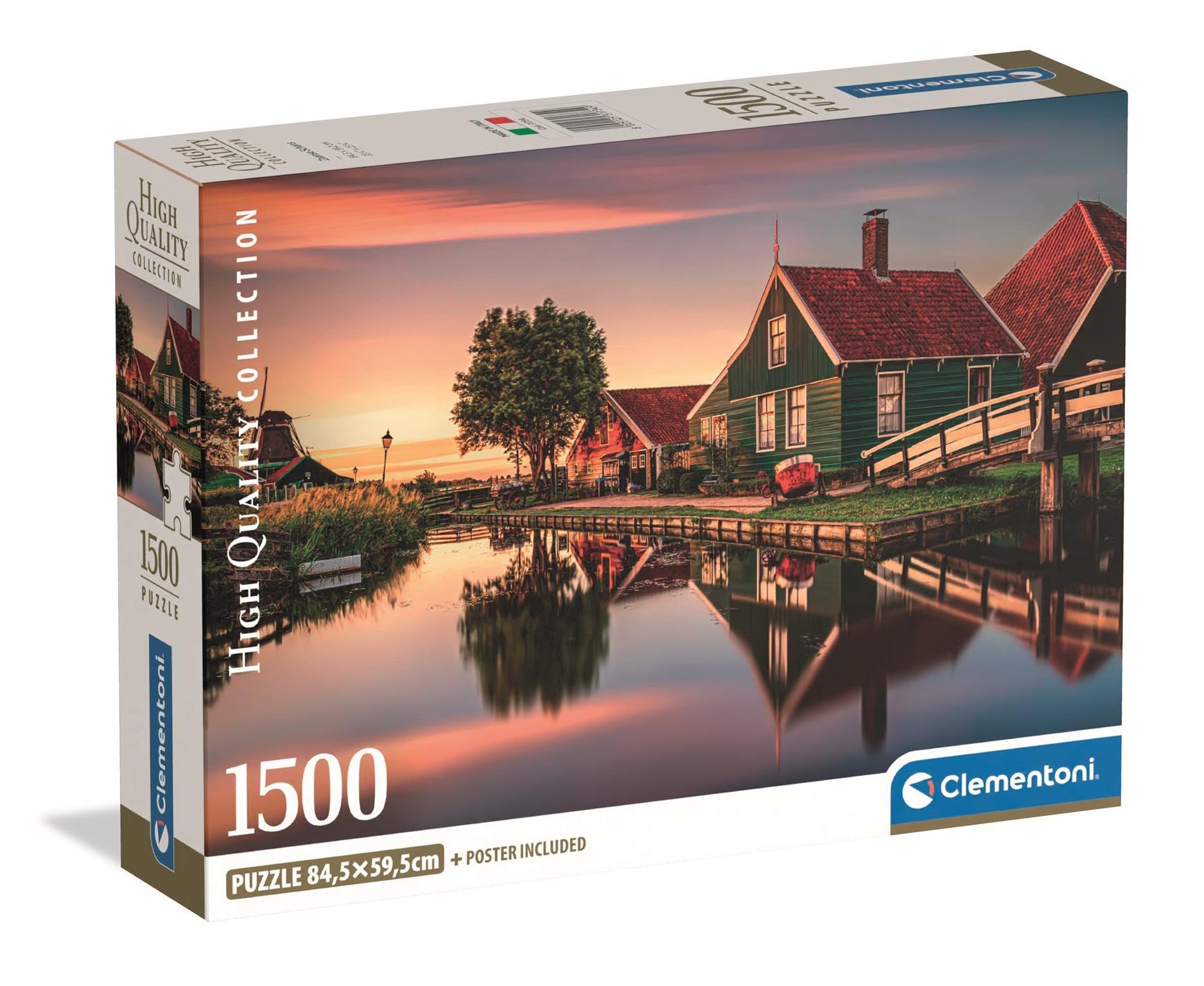 Clementoni - Clementoni Legpuzzel Zaanse Schans 1500st.