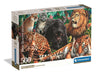 Clementoni -35584-Puzzel 500 HQC Wilde Katten Compacte Doos