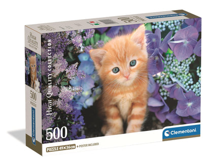 Clementoni - Clemetoni Legpuzzel Ginger Cat 500st.