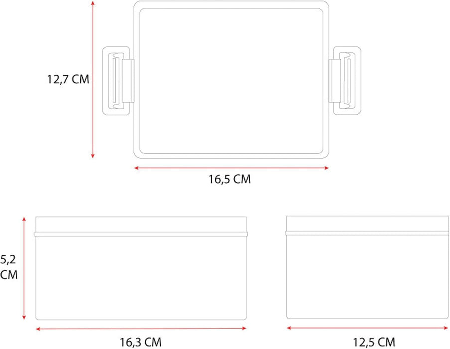 Vadobag Lunch Box Spidey Lunch Bunch 16 x 13 x 5 cm, rosso e blu