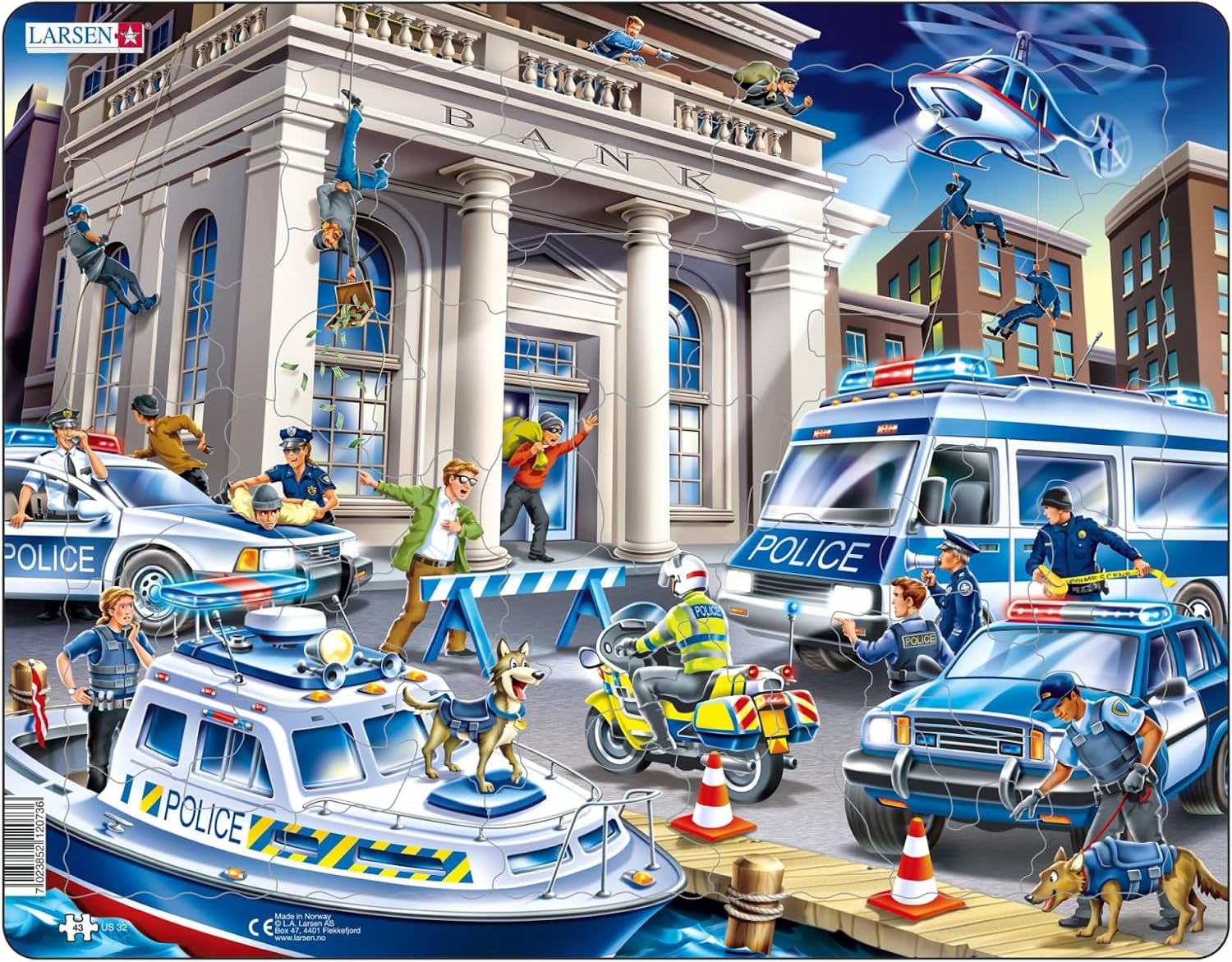 Selecta - Larsen Legpuzzel De Politie 43st.