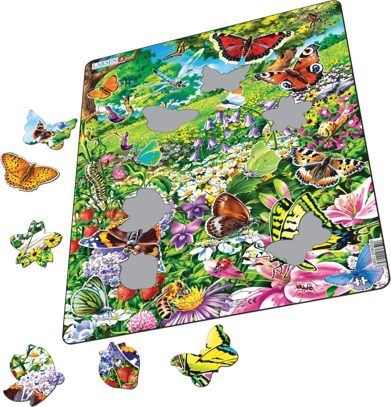 Selecta - Larsen Legpuzzel Dieren - Vlinders 42st.