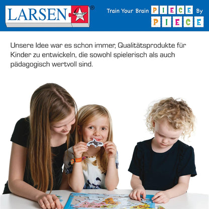 Larsen FH29 Zeeleven op een koraalrif, Frame puzzel met 35 stukjes