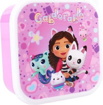 Vadobag - Gabby\`s Poppenhuis Broodtrommel 3-in-1 Fresh Bites