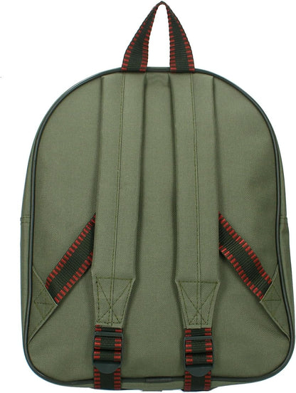 Vadobag JURASSIC WILD Dinosaurier T-REX 3D - Rucksack für Kinder | Schule | Kindergarten - Farbe Grün - Maße 32 x 26 x 11 cm, grün, Einheitsgröße