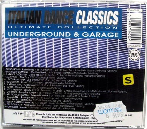 Italian Dance Classics - Underground & Garage