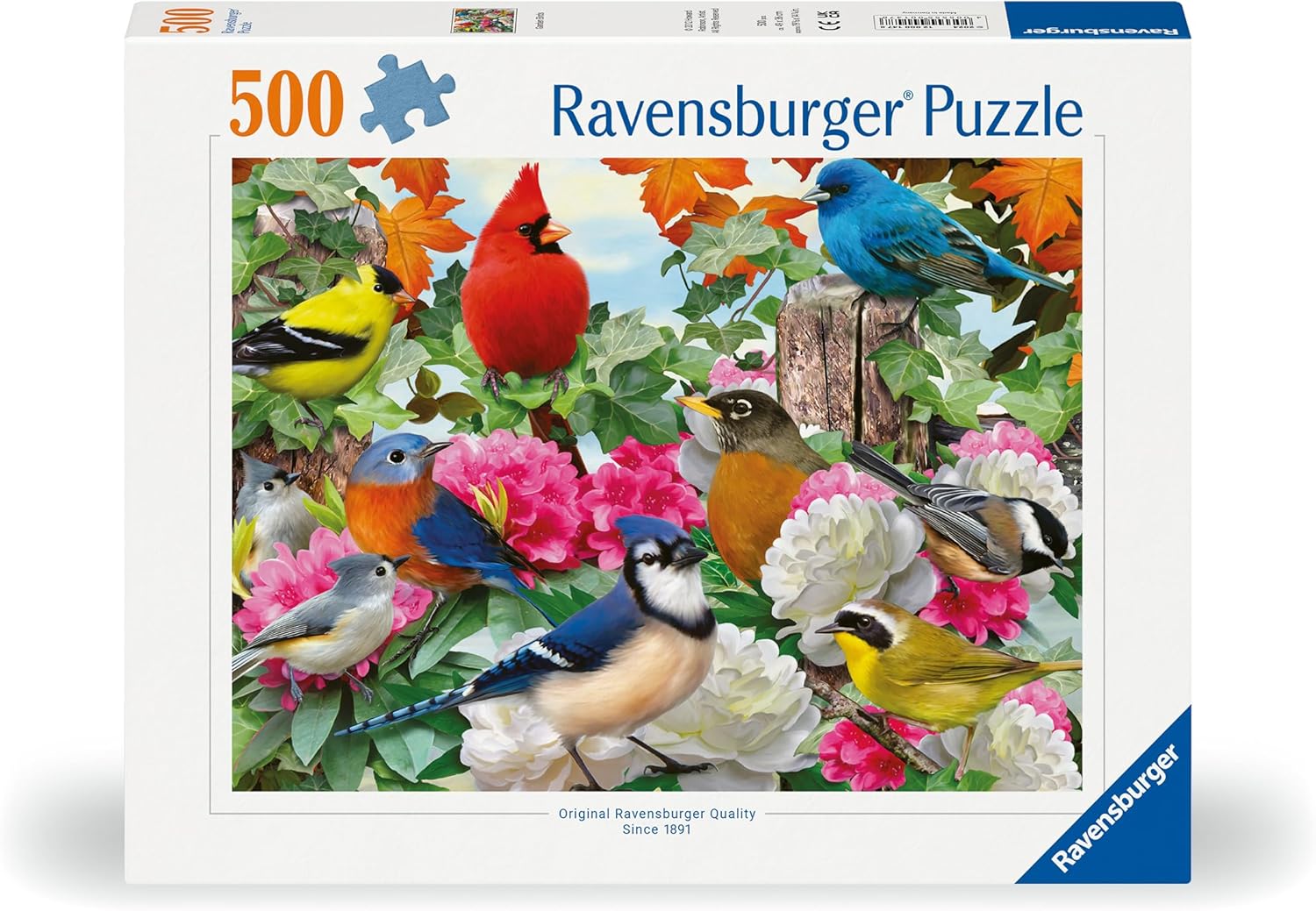 Ravensburger Garden Birds 500 Piece Jigsaw Puzzle for Adults and Kids Age 10 Years Up