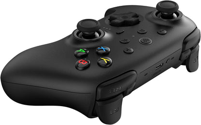 8Bitdo Ultimate 2 Wireless Controller for Windows & Android, Gaming Controller with TMR Joysticks, Switchable Hall Effect/Tactile Triggers, Motion Control, RGB Fire Ring, 8Speed Wireless Tech, Black