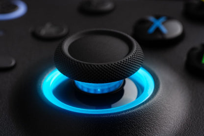 8Bitdo Ultimate 2 Wireless Controller for Windows & Android, Gaming Controller with TMR Joysticks, Switchable Hall Effect/Tactile Triggers, Motion Control, RGB Fire Ring, 8Speed Wireless Tech, Black