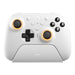8Bitdo Ultimate 2 Bluetooth Controller for Switch, Switch 2 & Windows PC, Switch Pro Controller with TMR Joysticks, Switchable Hall Effect/Tactile Triggers, Vibration and Motion Control, RGB, White