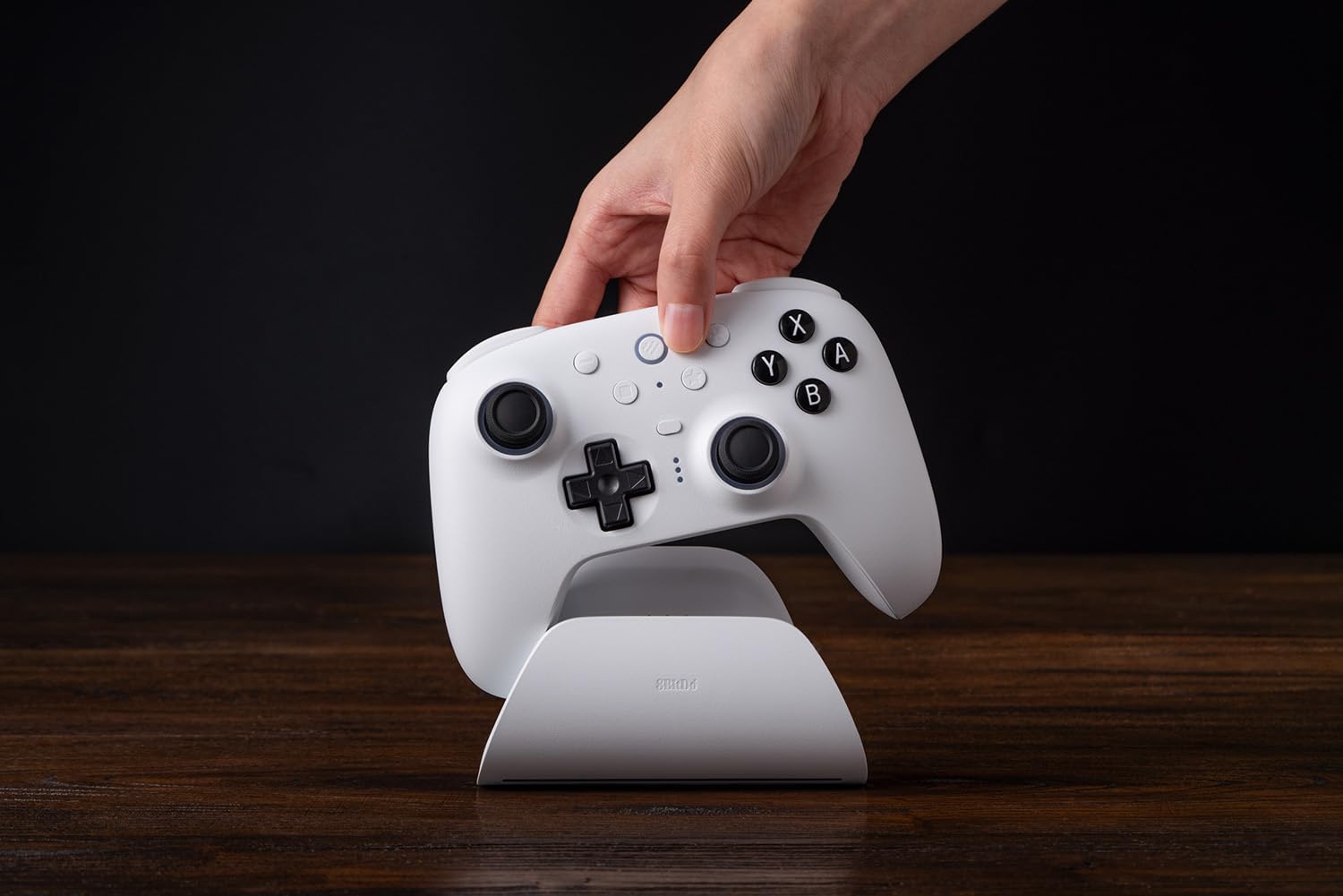 8Bitdo Ultimate 2 Bluetooth Controller for Switch, Switch 2 & Windows PC, Switch Pro Controller with TMR Joysticks, Switchable Hall Effect/Tactile Triggers, Vibration and Motion Control, RGB, White