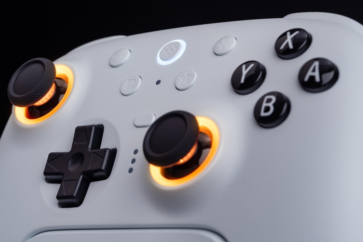 8Bitdo Ultimate 2 Bluetooth Controller for Switch, Switch 2 & Windows PC, Switch Pro Controller with TMR Joysticks, Switchable Hall Effect/Tactile Triggers, Vibration and Motion Control, RGB, White