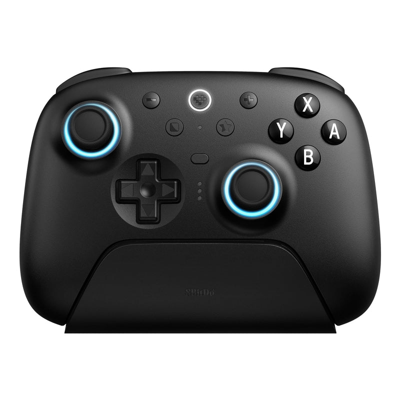 8Bitdo Ultimate 2 Bluetooth Controller for Switch, Switch 2 & Windows PC, Switch Pro Controller with TMR Joysticks, Switchable Hall Effect/Tactile Triggers, Vibration and Motion Control, RGB, Black