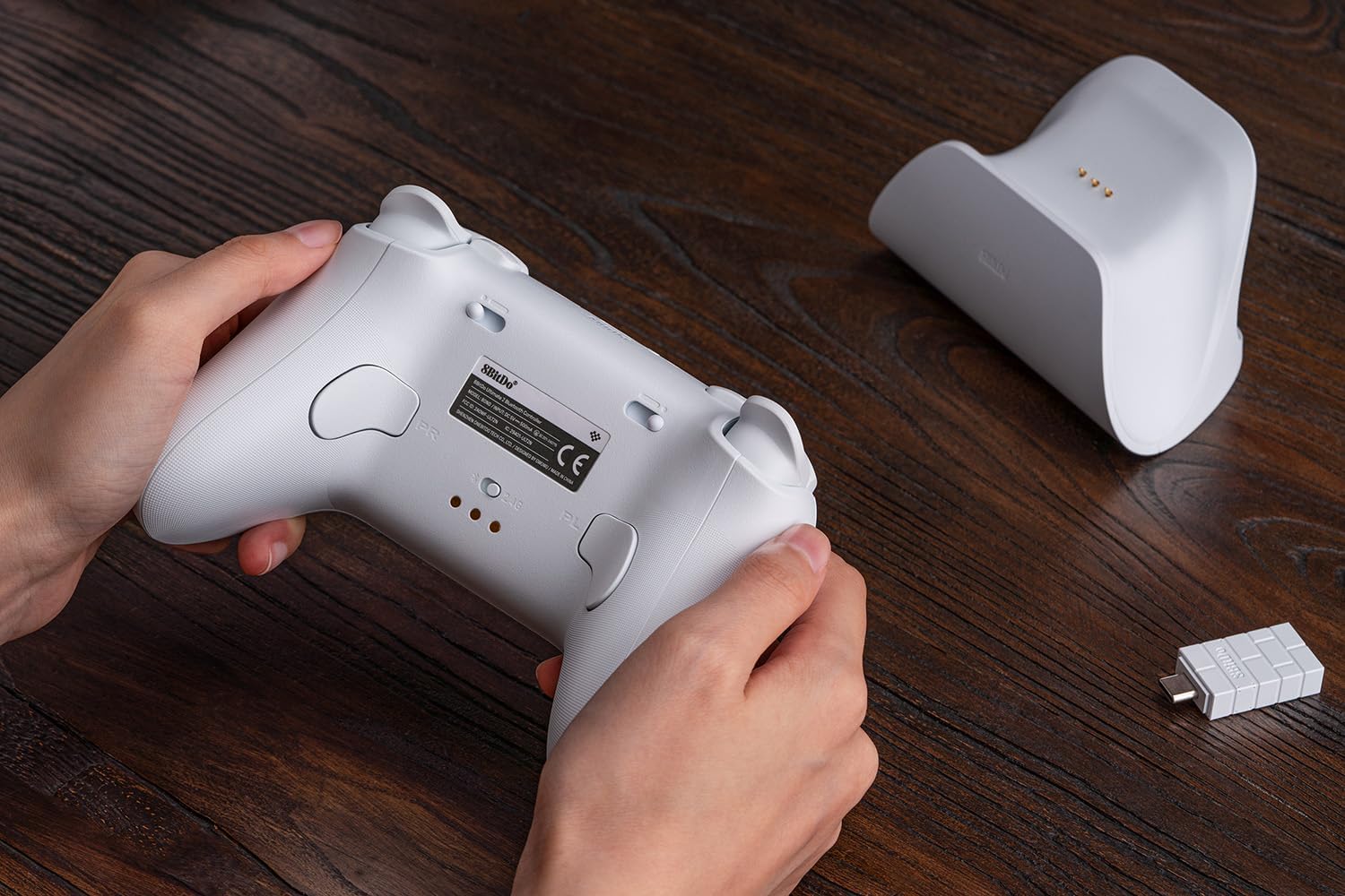 8Bitdo Ultimate 2 Bluetooth Controller for Switch, Switch 2 & Windows PC, Switch Pro Controller with TMR Joysticks, Switchable Hall Effect/Tactile Triggers, Vibration and Motion Control, RGB, Black