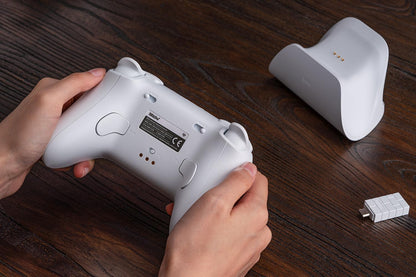 8Bitdo Ultimate 2 Bluetooth Controller for Switch, Switch 2 & Windows PC, Switch Pro Controller with TMR Joysticks, Switchable Hall Effect/Tactile Triggers, Vibration and Motion Control, RGB, Black