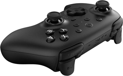 8Bitdo Ultimate 2 Bluetooth Controller for Switch, Switch 2 & Windows PC, Switch Pro Controller with TMR Joysticks, Switchable Hall Effect/Tactile Triggers, Vibration and Motion Control, RGB, Black