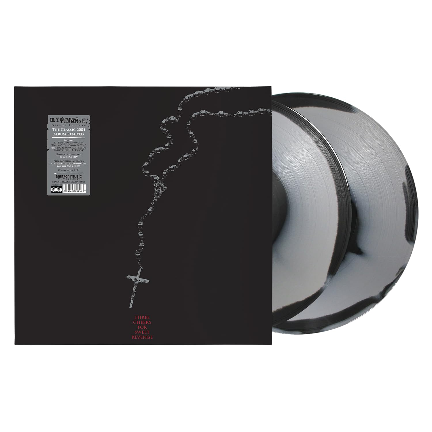 Three Cheers for Sweet Revenge (Deluxe Edition) (Silver & Black corona Vinyl LP - Exklusiv bei Amazon.de
