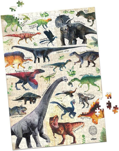 Vilac - Dinosaurus puzzel 500 stukjes Museum, 9625, meerkleurig